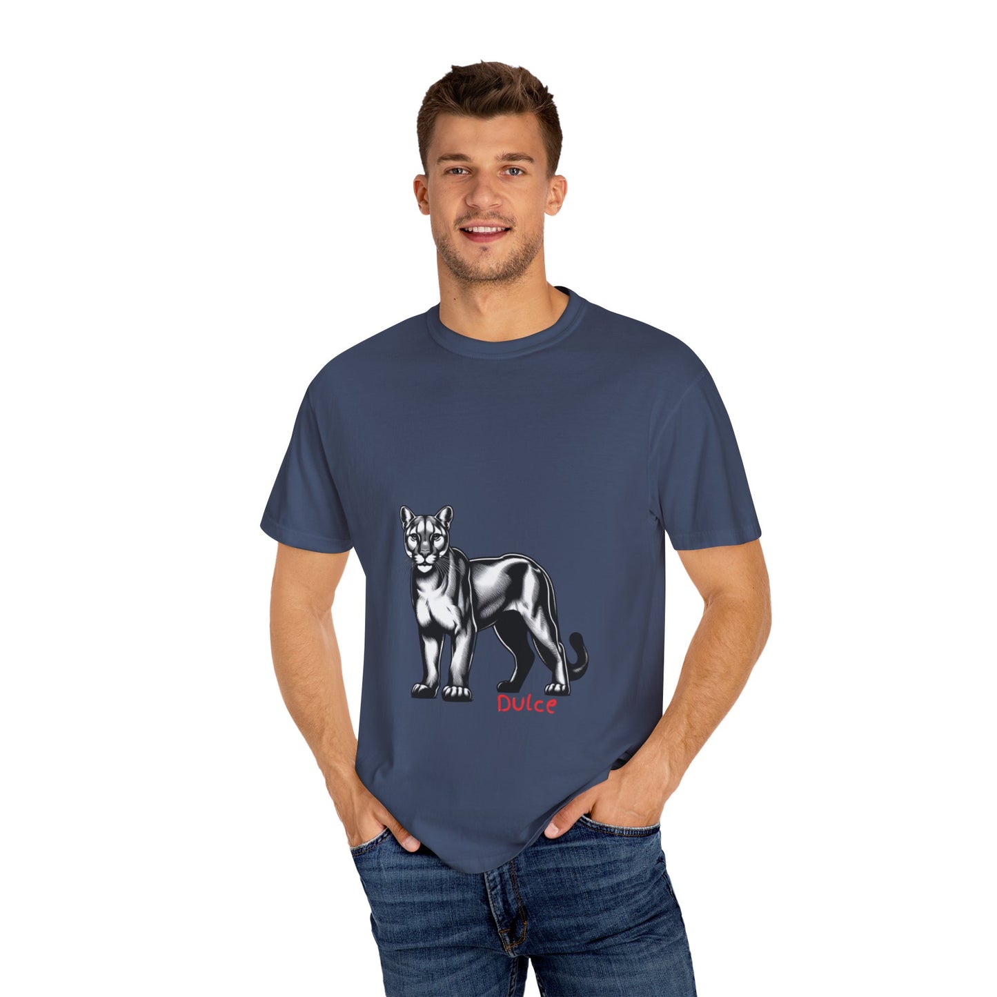 Dulce Graphic Unisex Garment-Dyed T-shirt - Stylish Print Tee