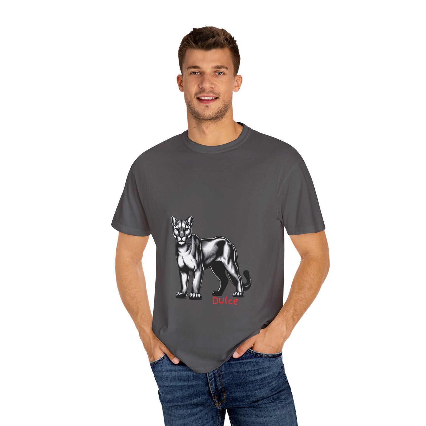 Dulce Graphic Unisex Garment-Dyed T-shirt - Stylish Print Tee