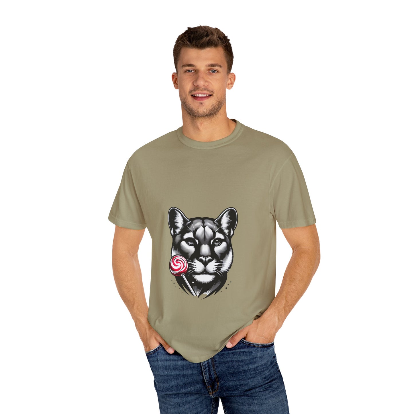 Unisex Garment-Dyed Cougar Candy T-shirt