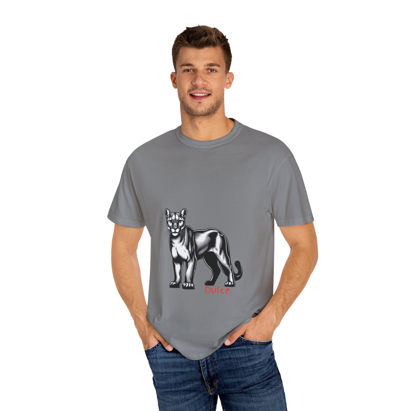 Dulce Graphic Unisex Garment-Dyed T-shirt - Stylish Print Tee