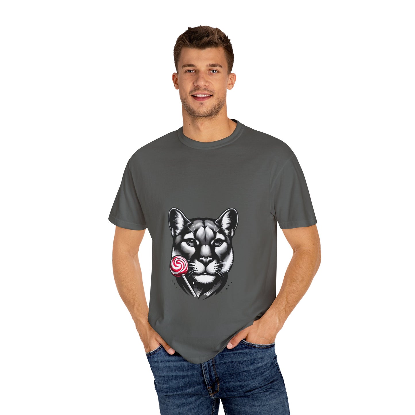 Unisex Garment-Dyed Cougar Candy T-shirt