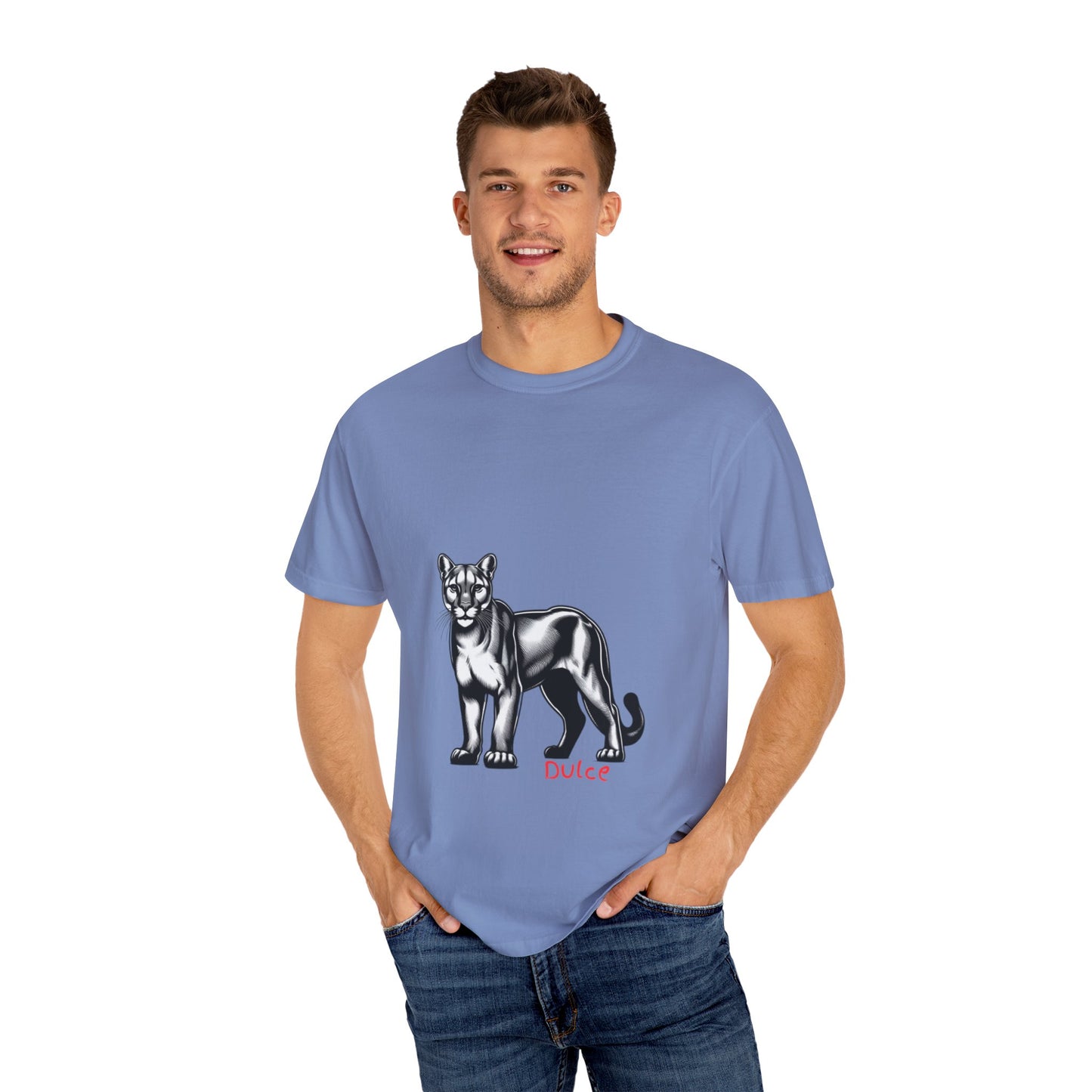 Dulce Graphic Unisex Garment-Dyed T-shirt - Stylish Print Tee