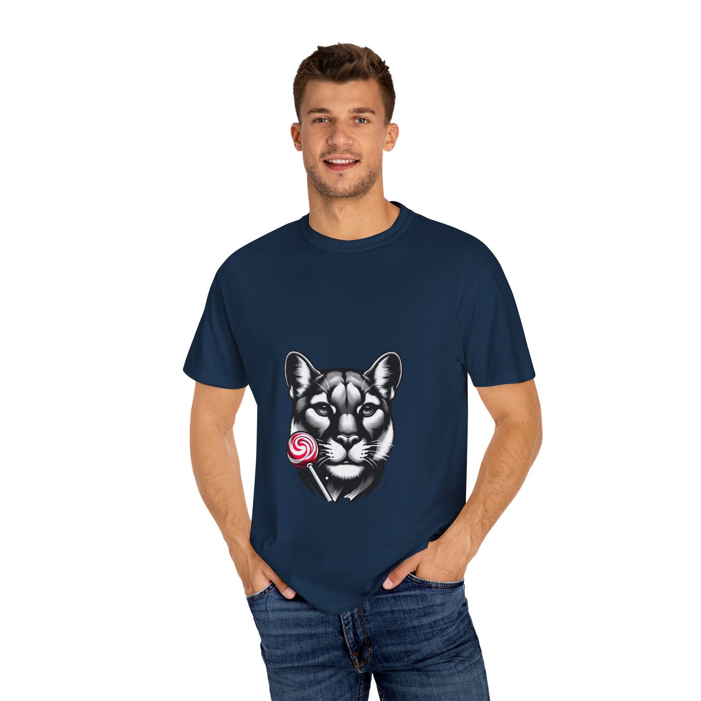Unisex Garment-Dyed Cougar Candy T-shirt
