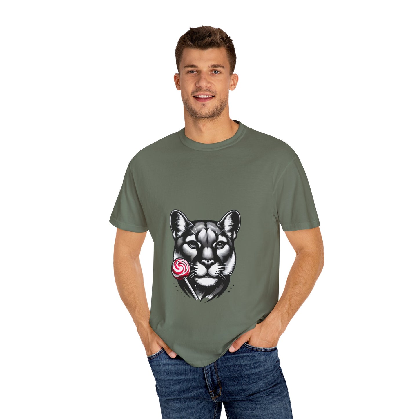 Unisex Garment-Dyed Cougar Candy T-shirt