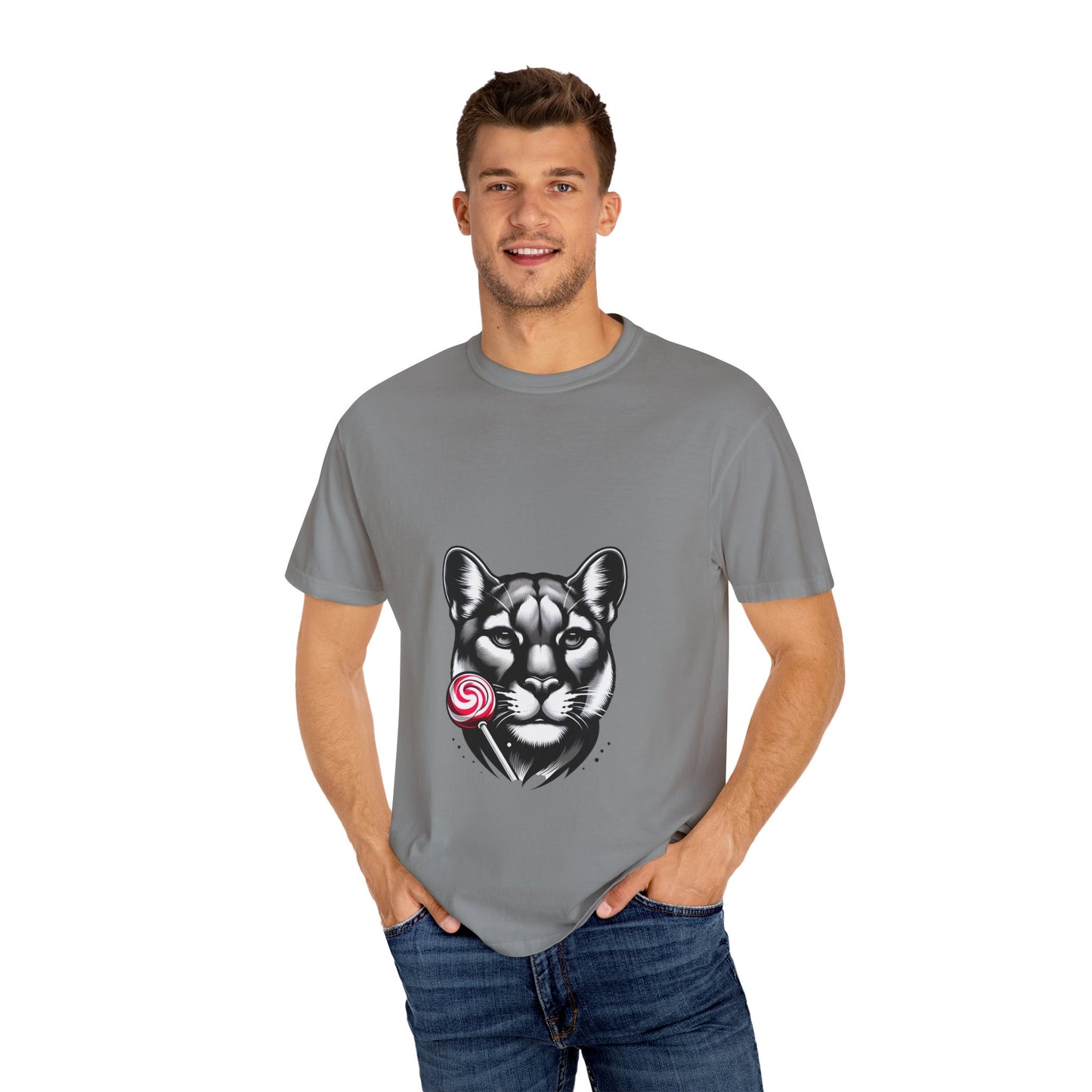 Unisex Garment-Dyed  Cougar Candy T-shirt