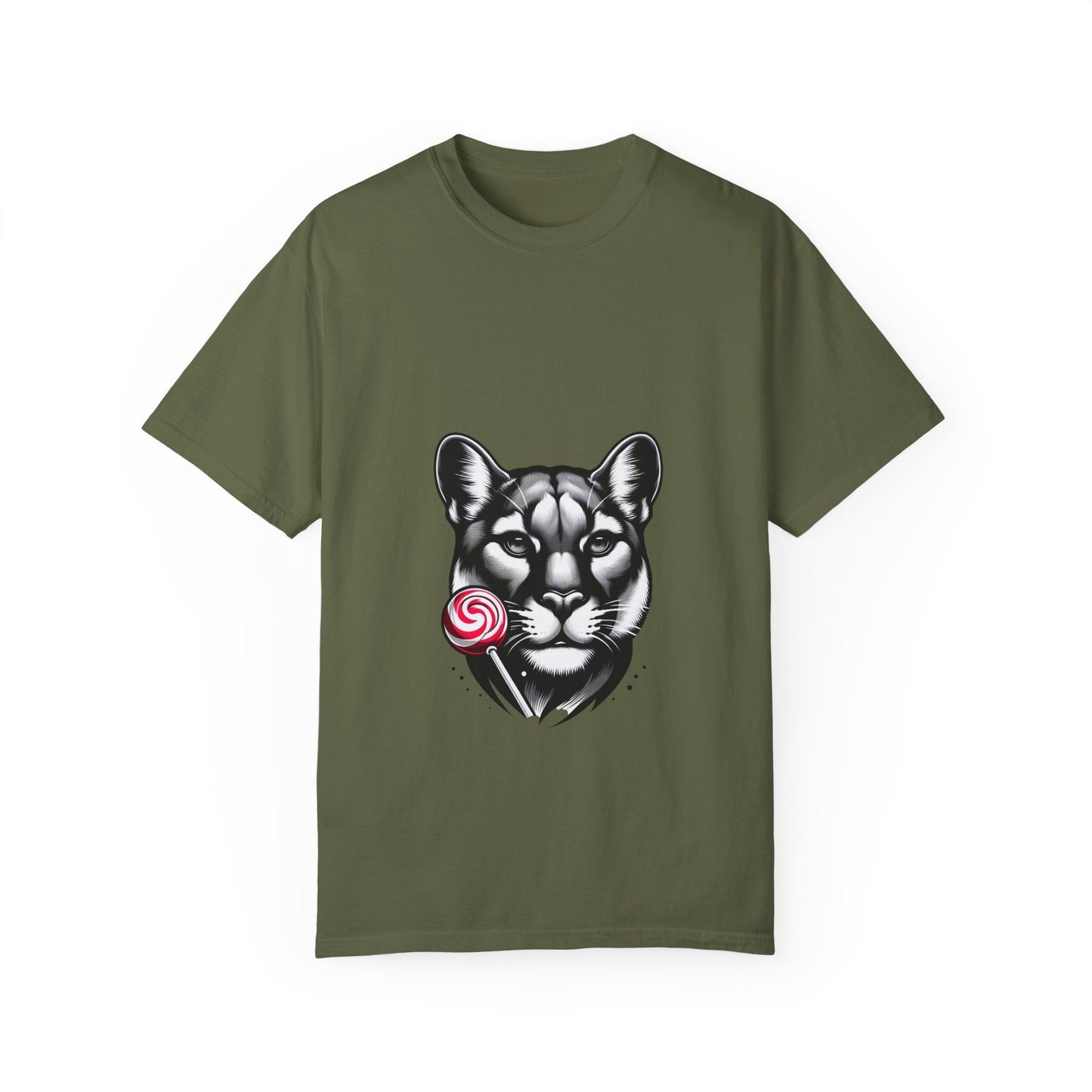 Unisex Garment-Dyed  Cougar Candy T-shirt